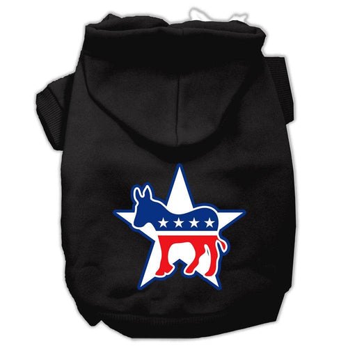 Pet Hoodie Screen Printed, Democrat