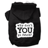 Pet Hoodie Screen Printed, Fetch