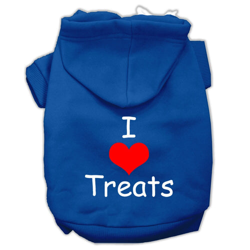 Pet Hoodie I Love Treats