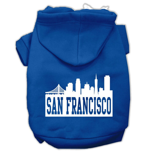 Pet Hoodie San Francisco Skyline