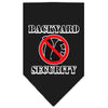 Pet and Dog Bandana Screen Printed, Backyard Security