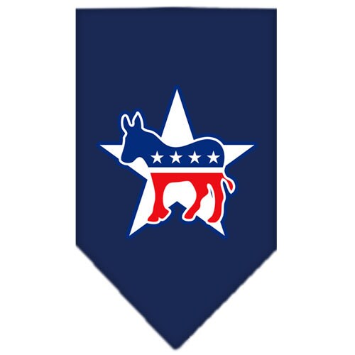Pet and Dog Bandana Screen Printed, Democrat