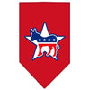 Pet and Dog Bandana Screen Printed, Democrat