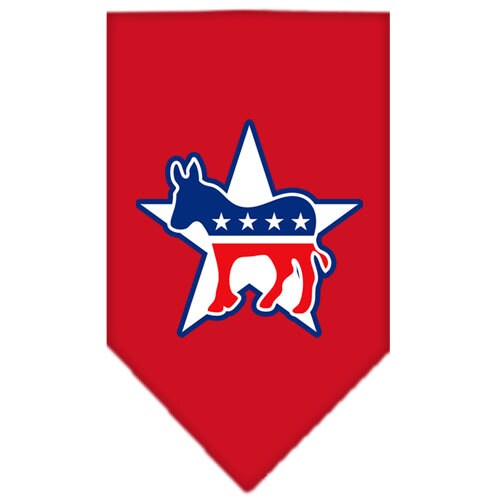 Pet and Dog Bandana Screen Printed, Democrat