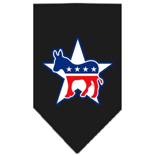 Pet and Dog Bandana Screen Printed, Democrat