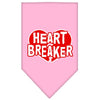 Pet and Dog Bandana Screen Printed, Heart Breaker