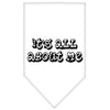 Pet and Dog Bandana Screen Printed, It's All About Me
