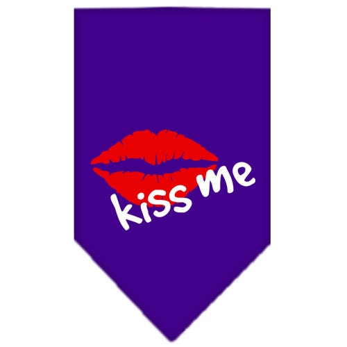 Pet and Dog Bandana Screen Printed, Kiss Me