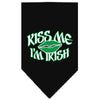 Pet and Dog Bandana Screen Printed, Kiss Me I'm Irish