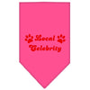 Pet and Dog Bandana Screen Printed, Local Celebrity