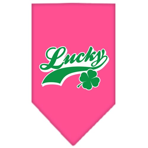 Pet and Dog Bandana Screen Printed,  Lucky Swoosh