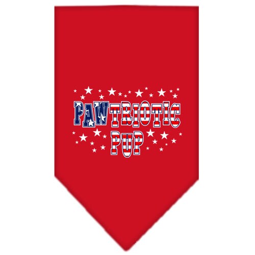 Pet and Dog Bandana Screen Printed, Pawtriotic Pup