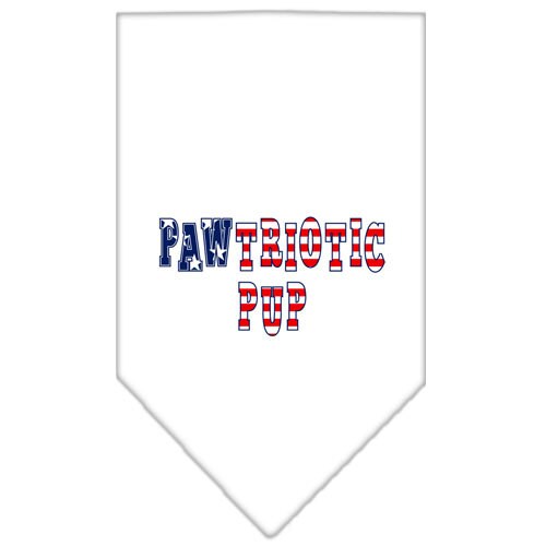 Pet and Dog Bandana Screen Printed, Pawtriotic Pup
