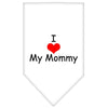 Pet and Dog Bandana Screen Printed, I Love My Mommy