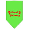 Pet and Dog Bandana Screen Printed, Local Celebrity