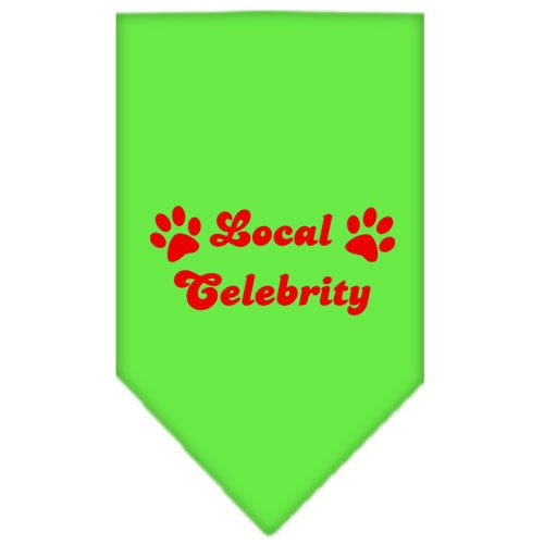 Pet and Dog Bandana Screen Printed, Local Celebrity