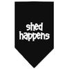 Pet and Dog Bandana Screen Printed, Shed Happens