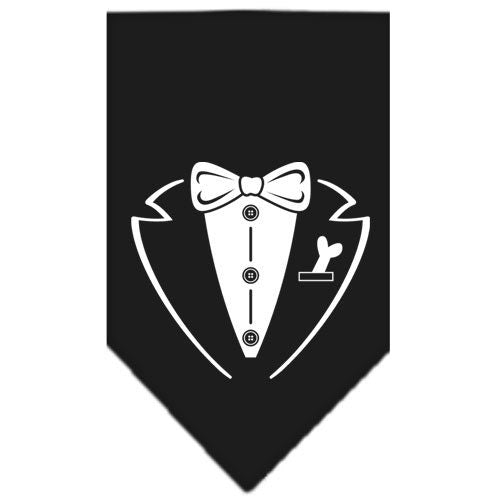 Pet and Dog Bandana Screen Printed, Tuxedo