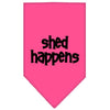 Pet and Dog Bandana Screen Printed, Shed Happens