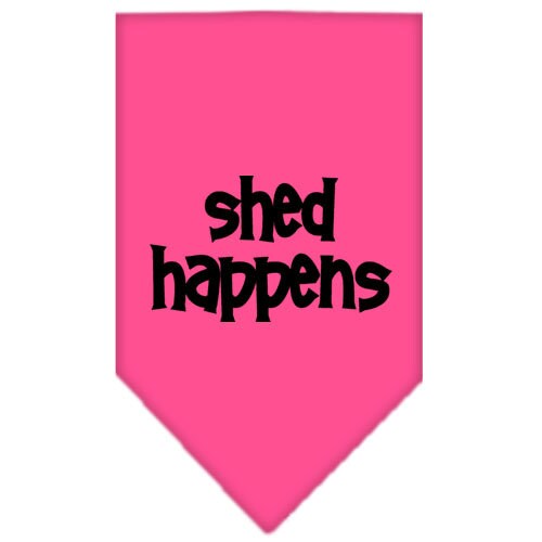 Pet and Dog Bandana Screen Printed, Shed Happens