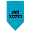 Pet and Dog Bandana Screen Printed, Shed Happens