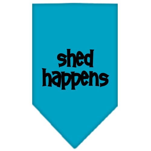 Pet and Dog Bandana Screen Printed, Shed Happens