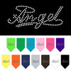 Pet and Dog Bandana Rhinestone, Angel