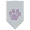 Pet and Dog Bandana Rhinestone, Paw Purple