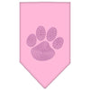 Pet and Dog Bandana Rhinestone, Paw Purple