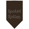 Pet and Dog Bandana Rhinestone, Spoiled Rotten