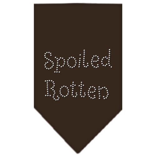Pet and Dog Bandana Rhinestone, Spoiled Rotten