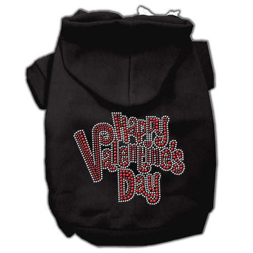 Pet Hoodie Rhinestone, Happy Valentine's Day