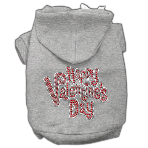 Pet Hoodie Rhinestone, Happy Valentine's Day