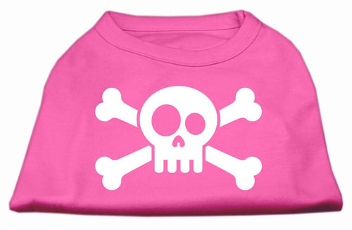 Pet Dog & Cat Shirt Screen Printed, Skull Crossbones