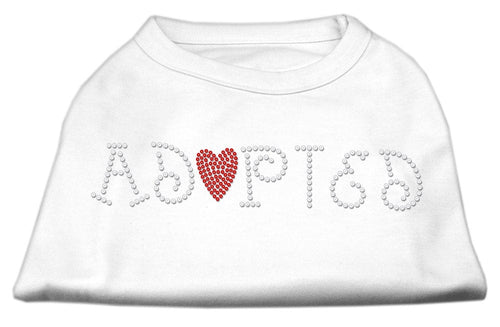 Pet Shirt Rhinestone, Adopted