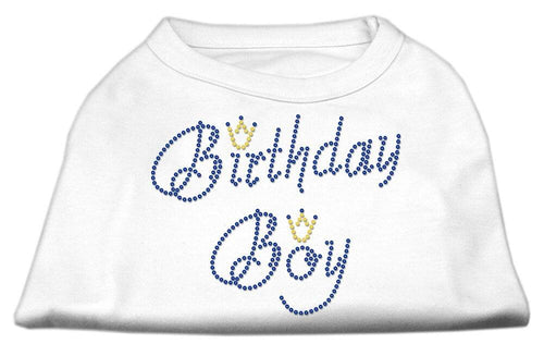 Pet Dog & Cat Shirt Rhinestone, Birthday Boy