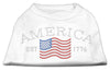Pet Dog & Cat Shirt Rhinestone, Classic American