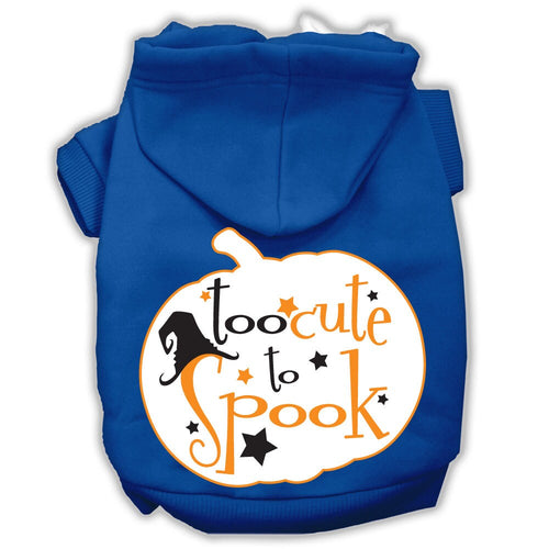 Halloween Pet Hoodie Too Cute To Spook