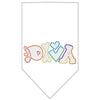 Pet and Dog Bandana Rhinestone, Technicolor Diva