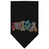 Pet and Dog Bandana Rhinestone, Technicolor Diva