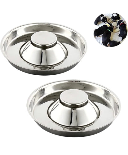 Stainless steel Weaning puppy food bowls