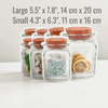 Reusable Airtight Mason Jar Ziplock Bags - Food Storage Solution with Airtight Seal, Washable & Eco-Friendly