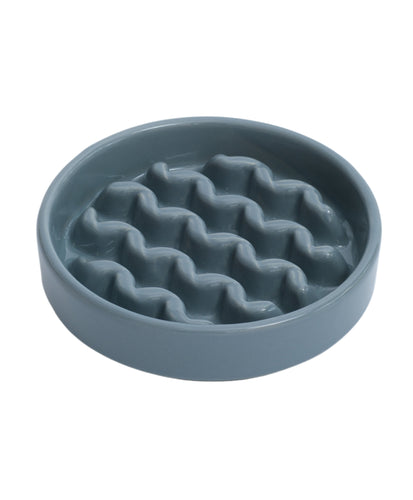 [Macaroni] Slow Feeder Dog Bowls - Yellow / Frozen Blue / Purple