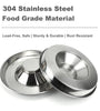 Stainless steel Weaning puppy food bowls