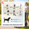 3 Wheel Pet Stroller with Easy One-Click Quick Fold, Mesh Window, Washable Cushion, for Medium Dogs