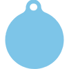 Island Floral Blue HD Dog ID Tag