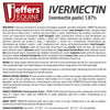 Jeffers Ivermectin Horse Dewormer Gel, Apple Flavored