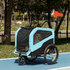 2-in-1 Dog Bike Trailer Pet Stroller Carrier for Large Dogs