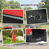 Dog Bike Trailer for Small & Medium Dogs, Universal Bicycle Coupler, Flip-Down Ramp Tailgate