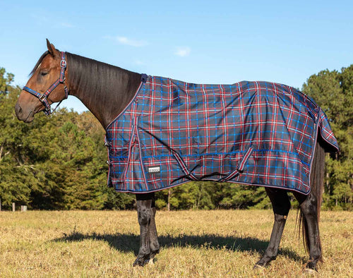 Jeffers Poplar Head Origin 600D Medium Weight Turnout Blanket, 240g | Waterproof & Breathable Horse Blanket